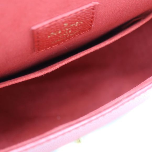 Louis Vuitton Juno Monogram Implant Serie Red Shoulder Bag - Picture 6 of 10